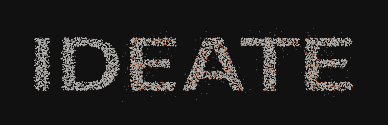 IDEATE formed from shaded particles